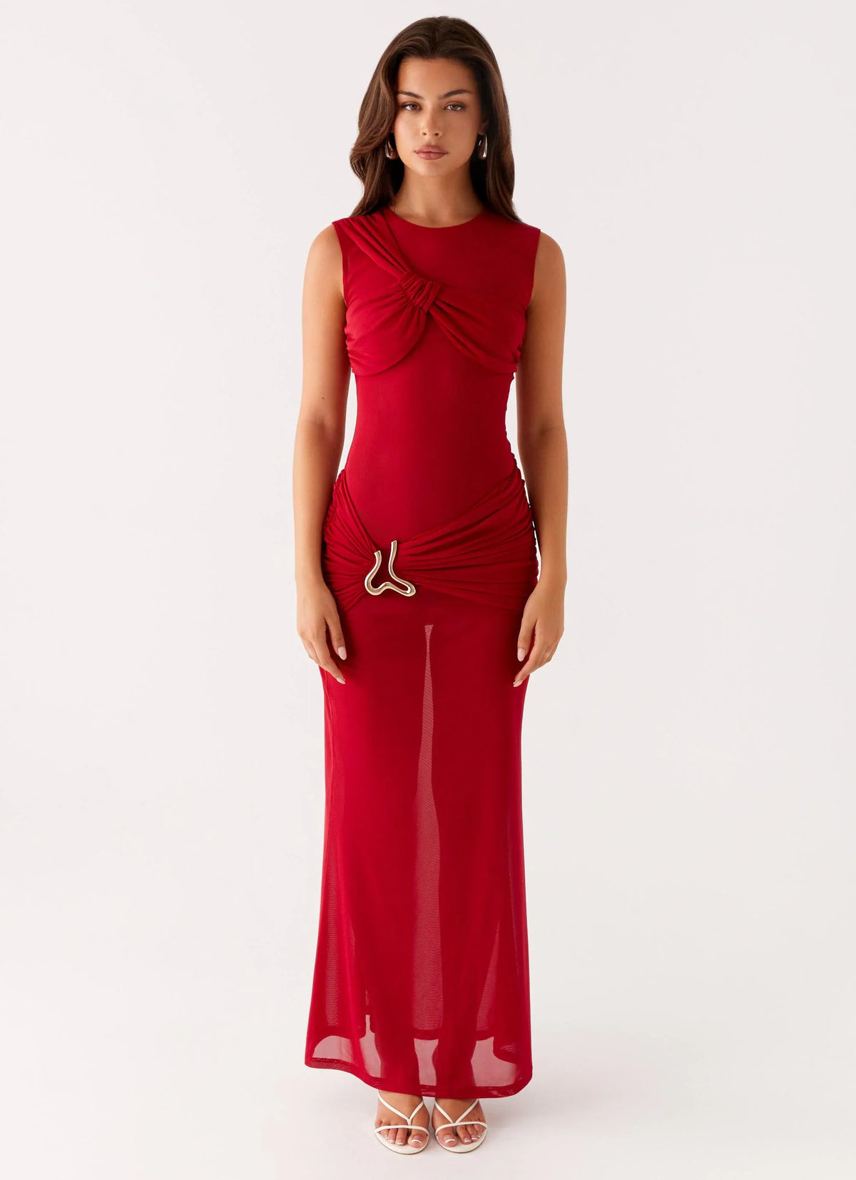 Worldwide Maxi Dress Raspberry