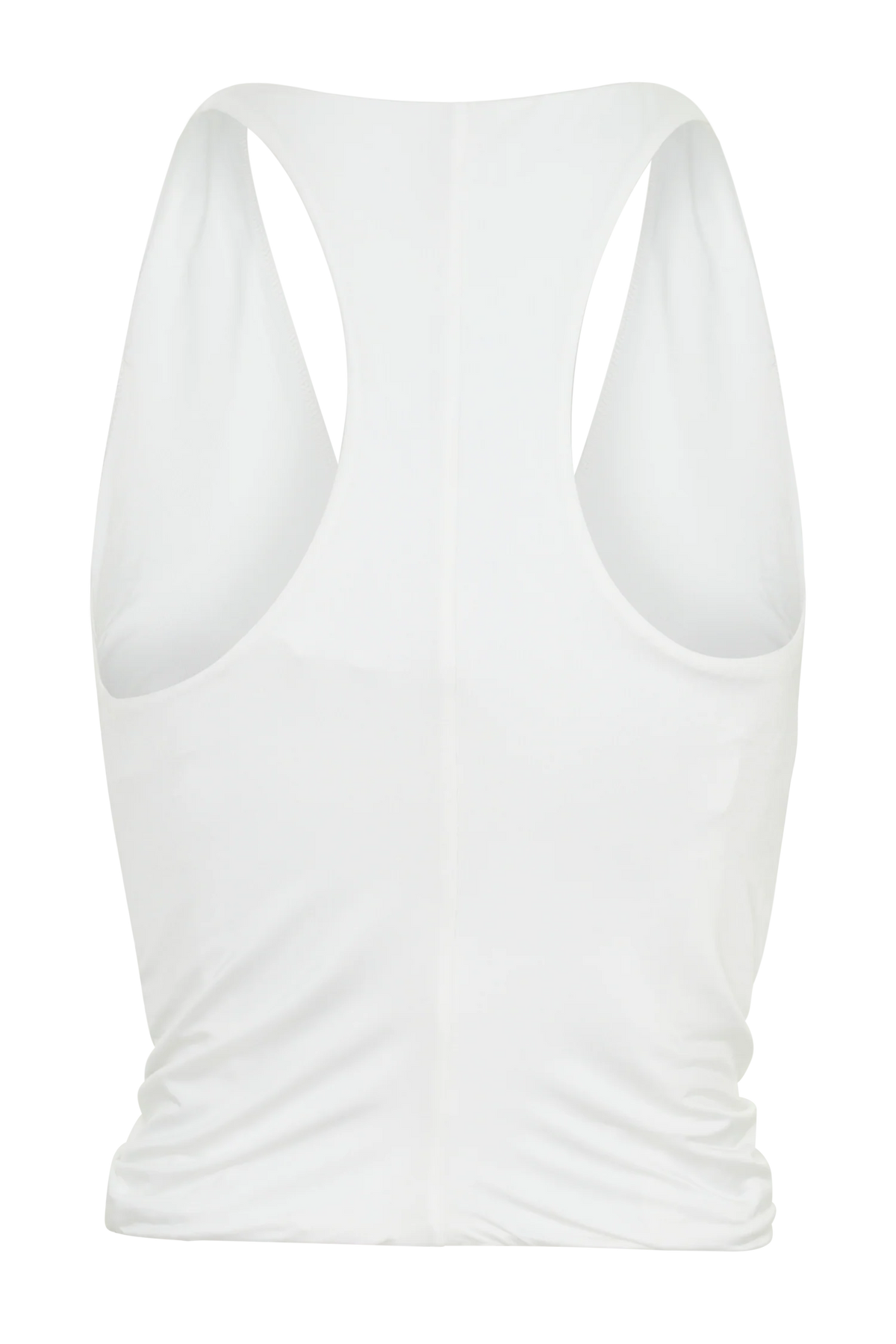 Alessandra Slinky Ruffle Top Ivory