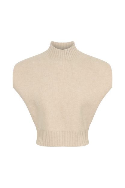 Niko Knit Oversized Top Ivory