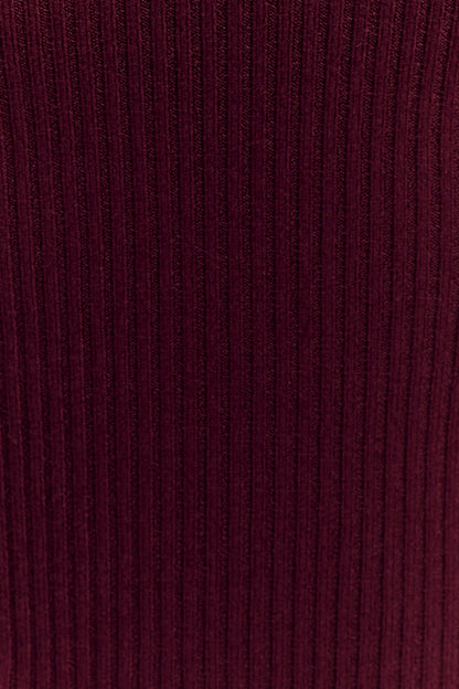 Natalya Ribbed Knit Cami Top Merlot