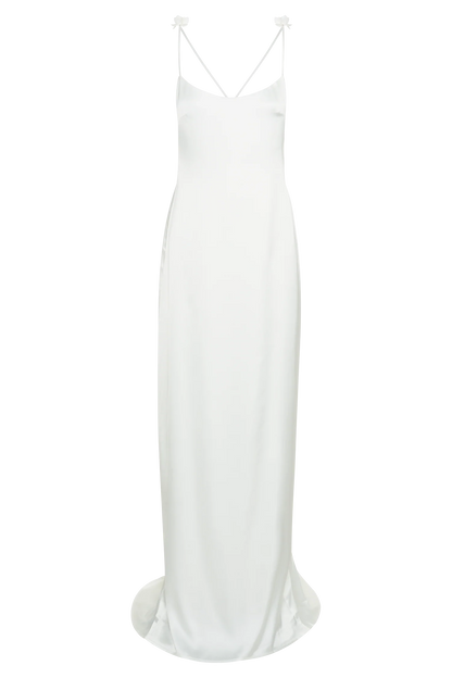 Elenora Rose Gown White
