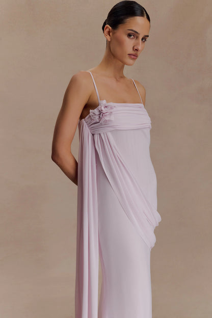 Leena Chiffon Maxi Dress Light Lilac