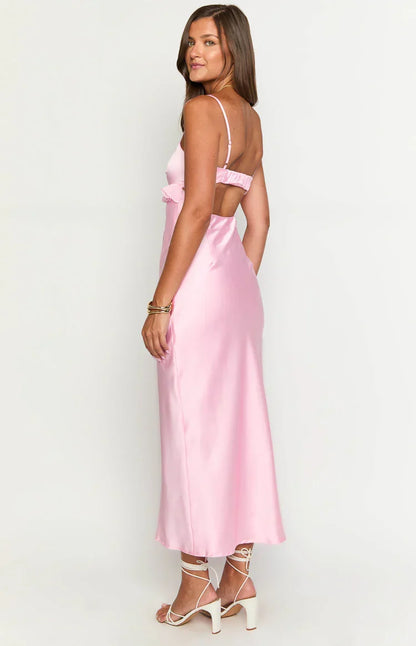 Bella Pink Maxi Dress