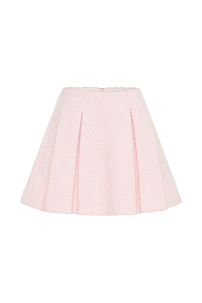 Cleo Boucle Mini Skirt Powder Pink