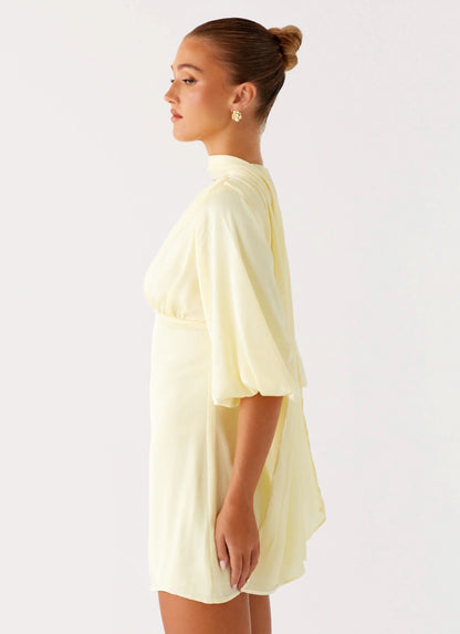 Mary Mini Dress Yellow