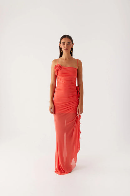 Louana Maxi Dress Coral