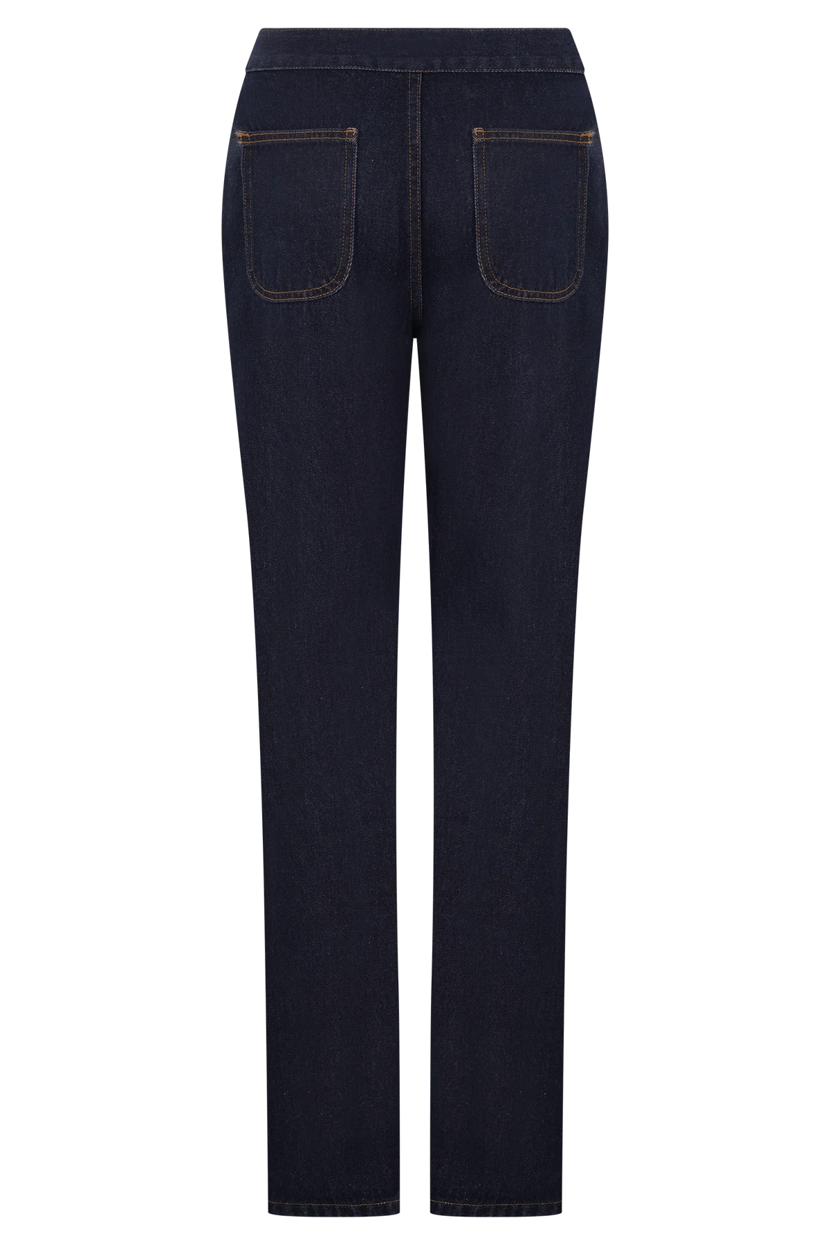 Remington V Front Straight Leg Jeans Indigo Blue