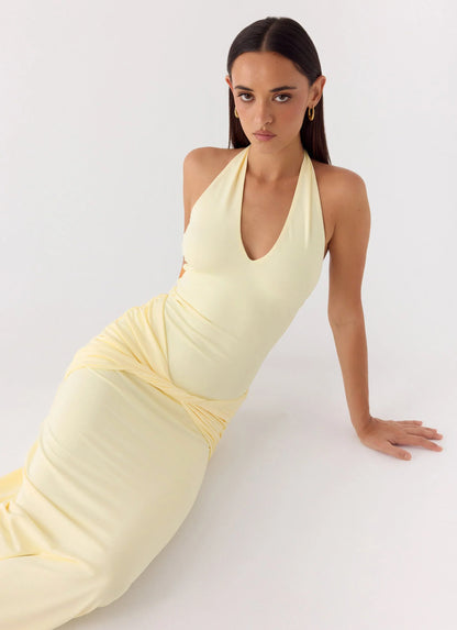 Maribelle Maxi Dress Lemon