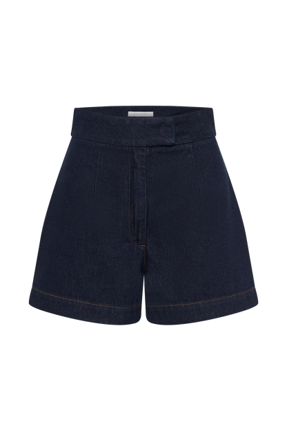 Abel Denim Shorts Indigo Blue