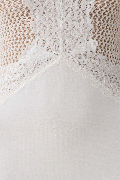 Bray Knit Lace Maxi Dress Ivory