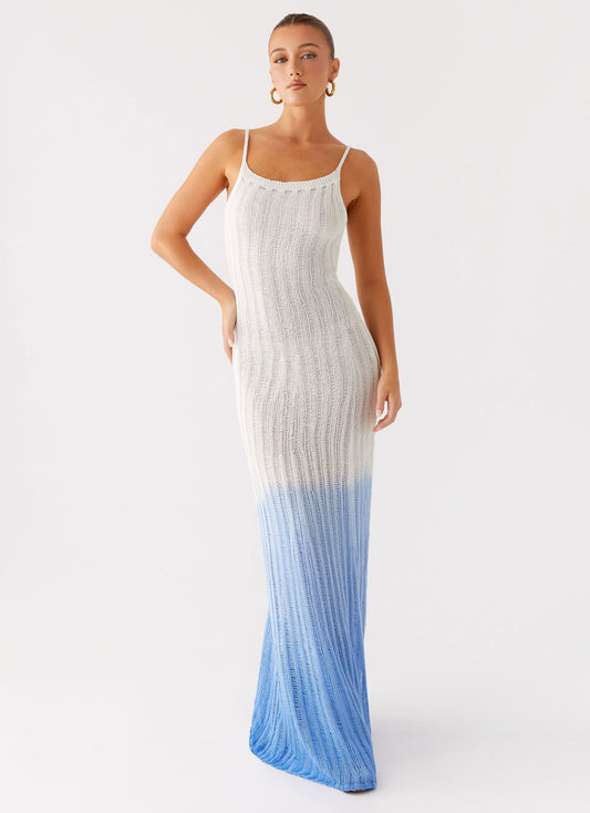 Kiki Maxi Dress Ombre Blue