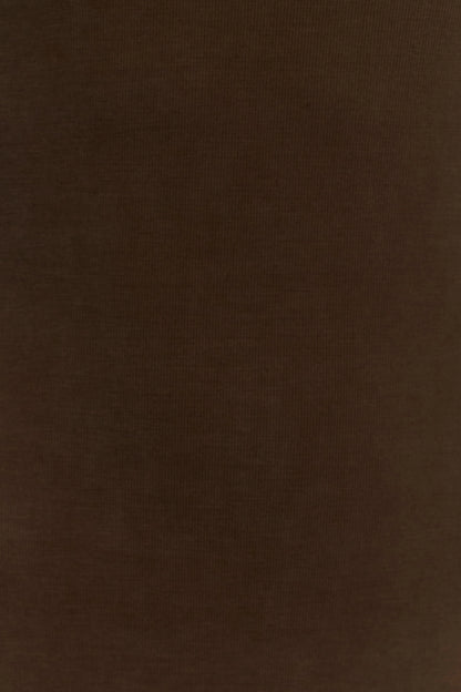 Kennedy High Neck Midi Dress Chocolate