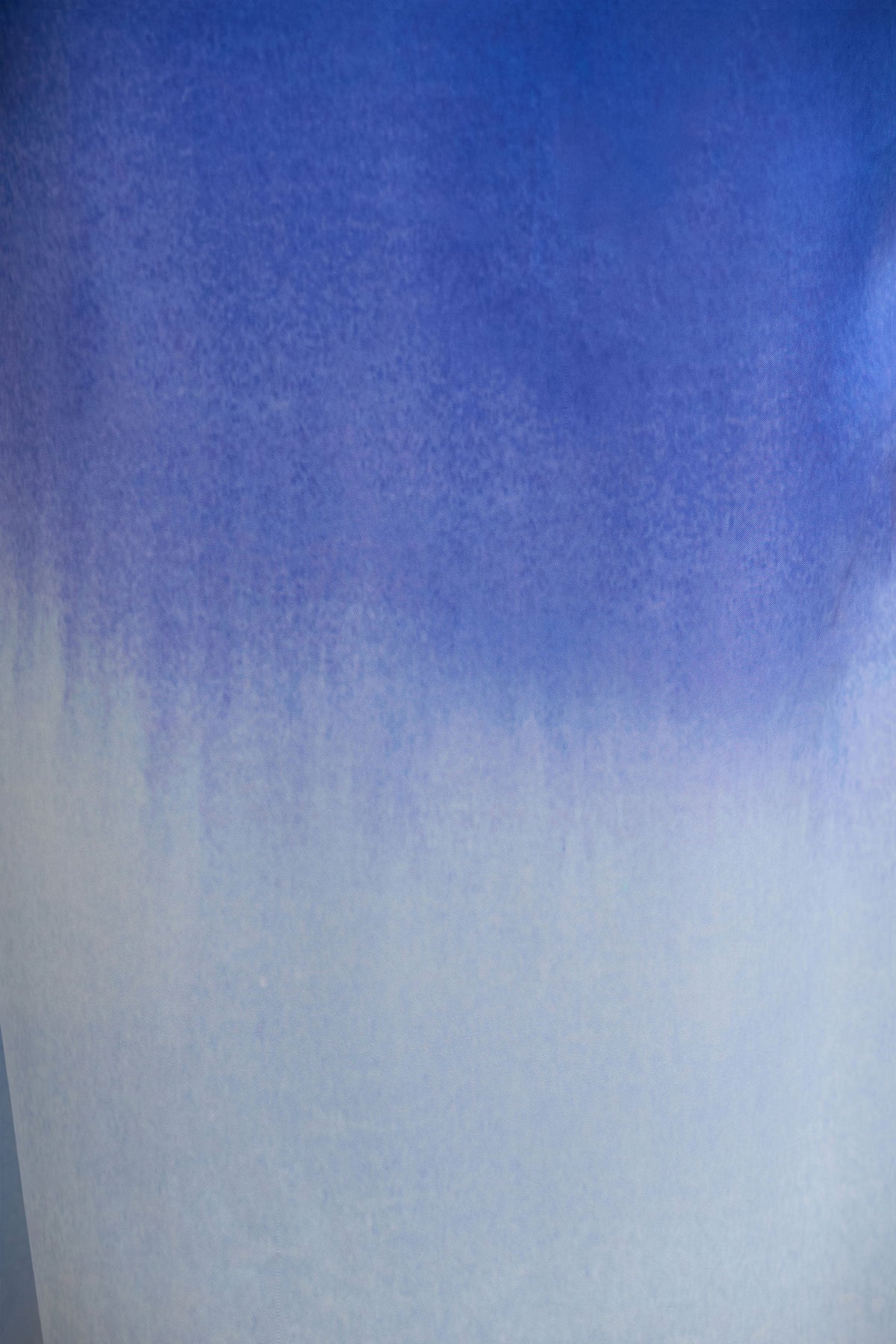 Serita Blue Ombre Satin Split Maxi Skirt