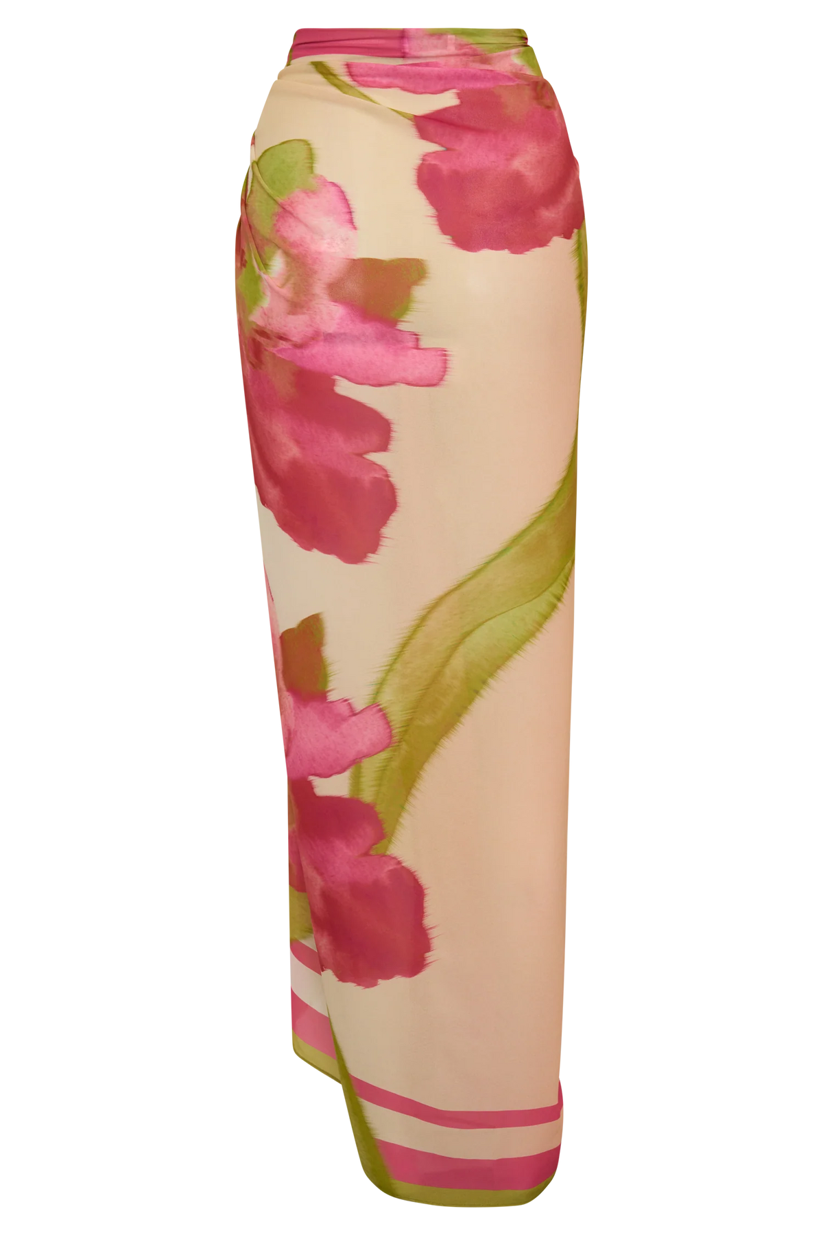 Nena Printed Sarong Camillea Flower Print