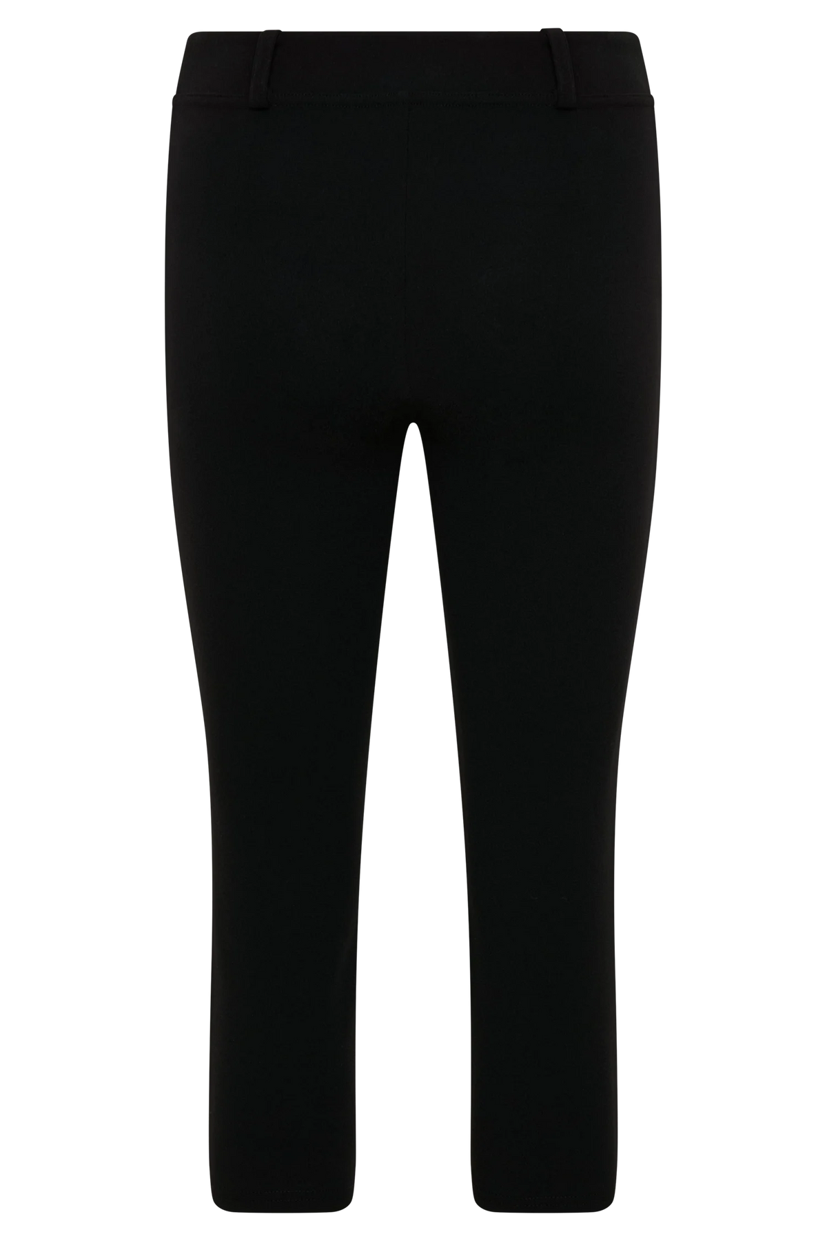 Blanca Stretch Crepe Capri Pants Black