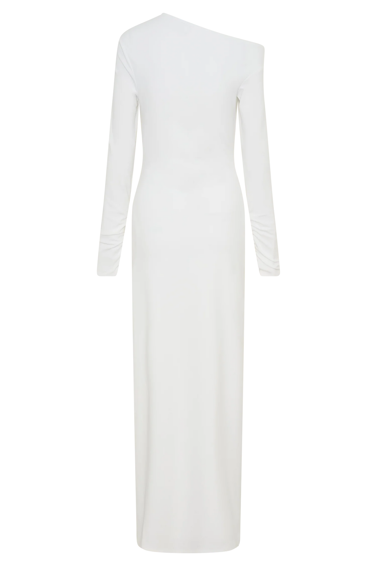 Thalyn Crepe Maxi Dress With Split White