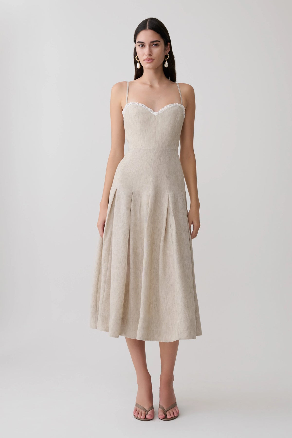 Taylor Midi Dress Natural
