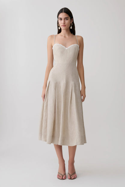 Taylor Midi Dress Natural