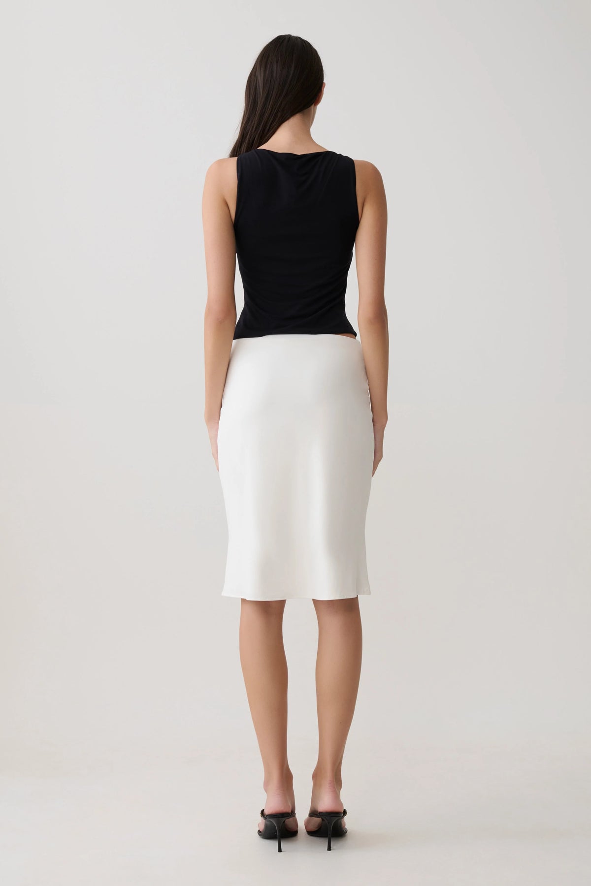 Nicolette Sleeveless Tank Top Black