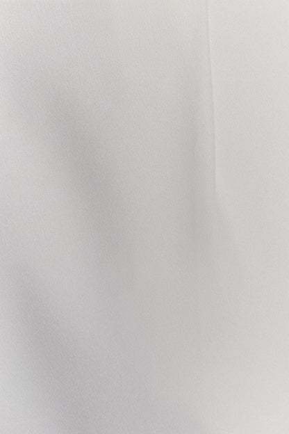 Fatima Satin Straight Leg Pant White