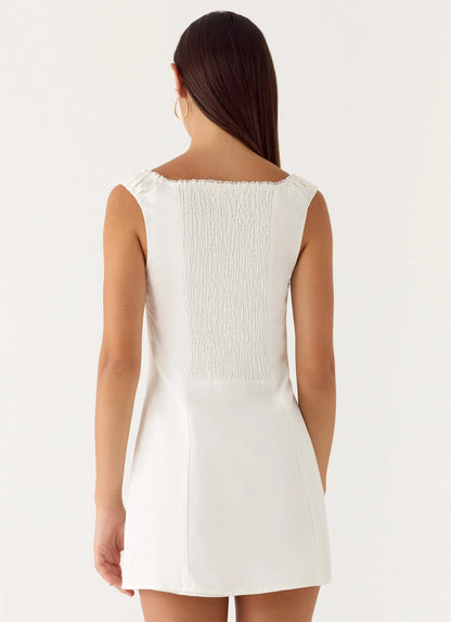 Drift Mini Dress White