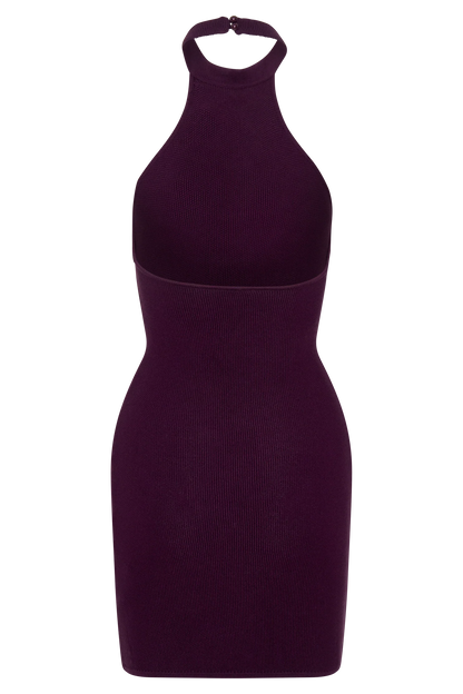 Jacky Tulip Mini Dress Plum