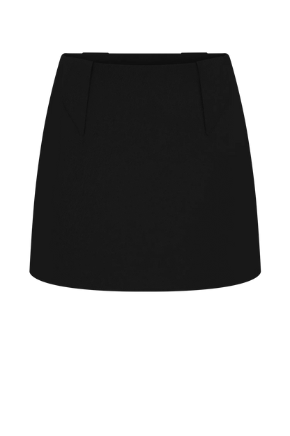 Gina Suiting Mini Skirt Black