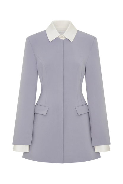 Gretchen Suiting Mini Dress Grey