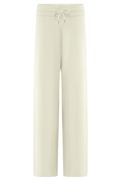 Natalya Knit Wide Leg Pants Ivory