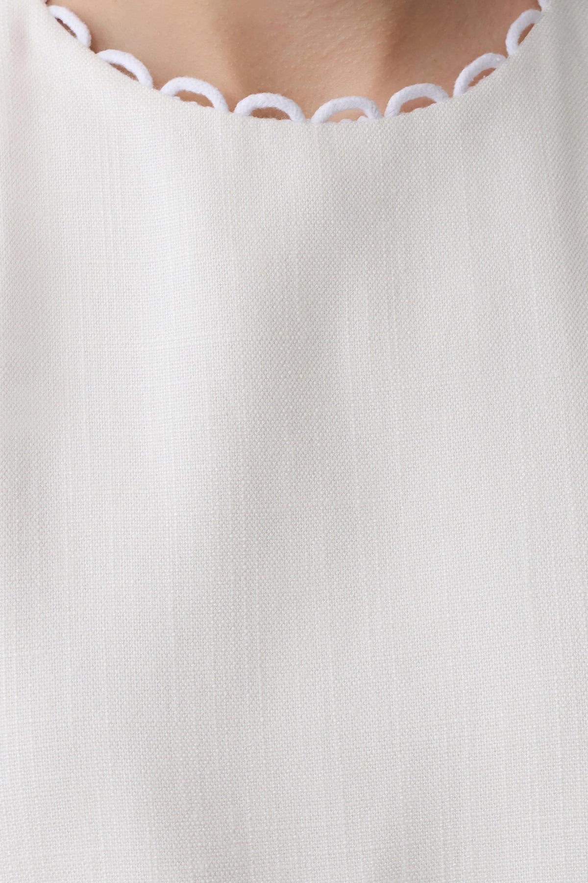 Antonella Linen Mini Dress White