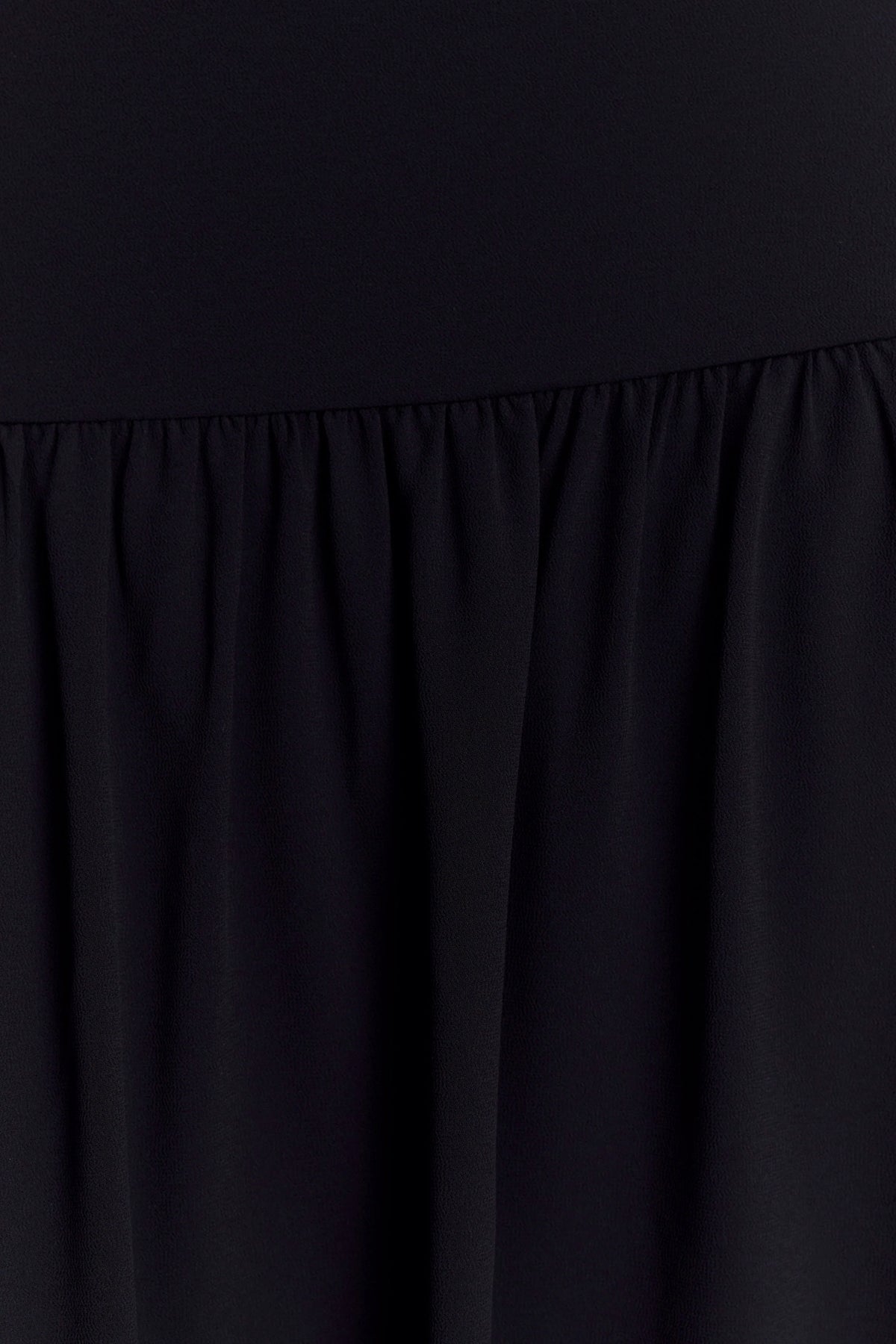 Georgina Chiffon Midi Dress Black