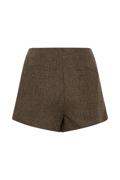 Romy Suiting Short Herringbone