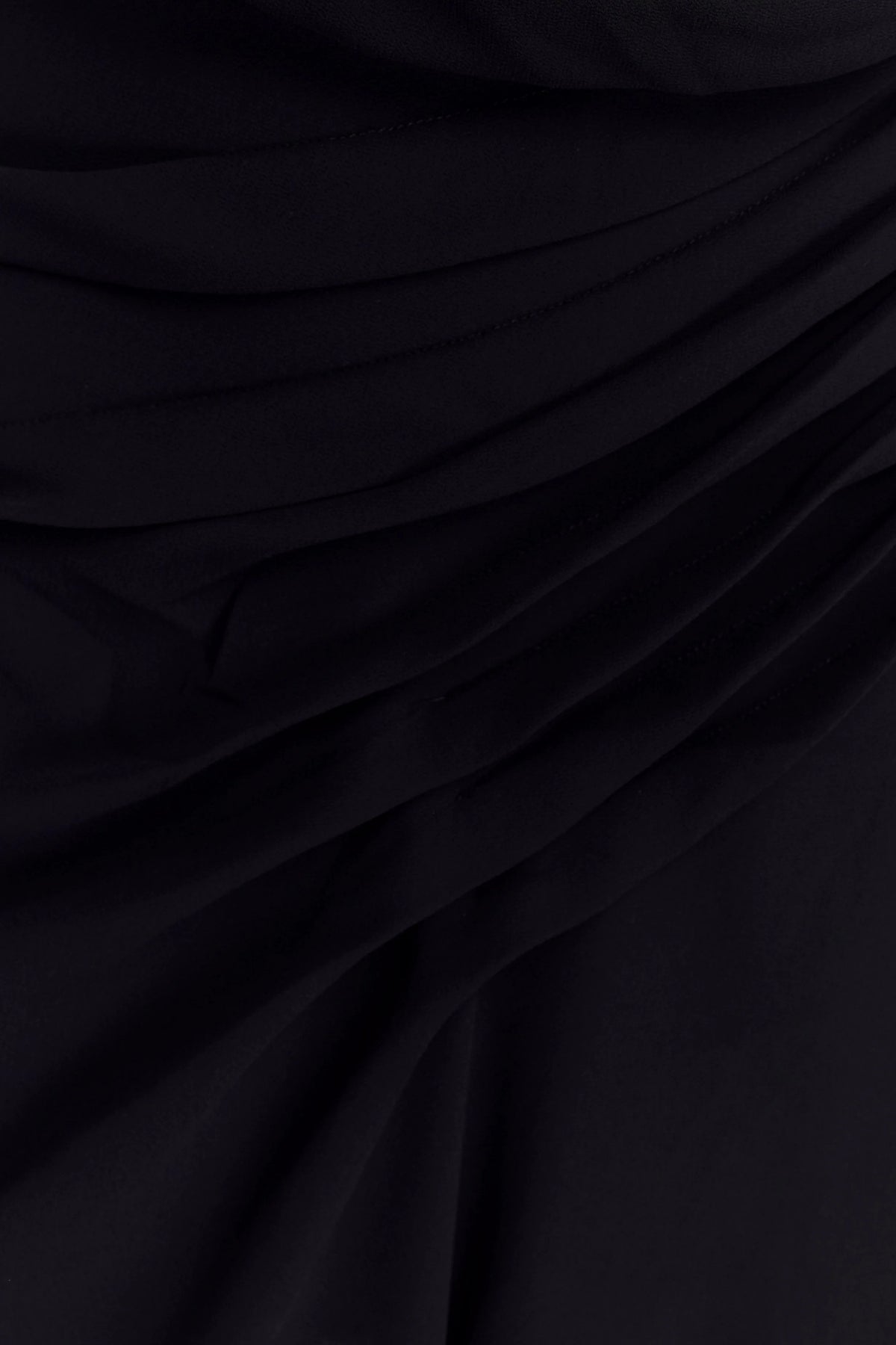 Oria Chiffon Mini Dress Black