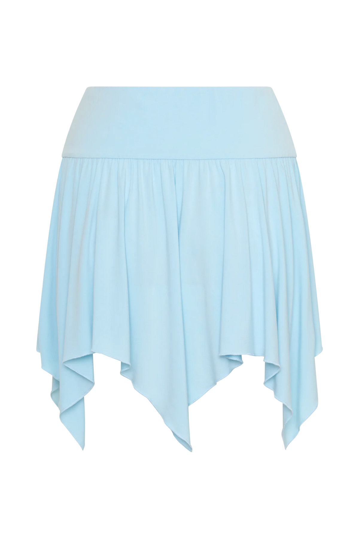 Ambrose Hankie Mini Skirt Pale Blue
