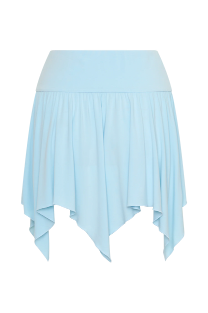 Ambrose Hankie Mini Skirt Pale Blue