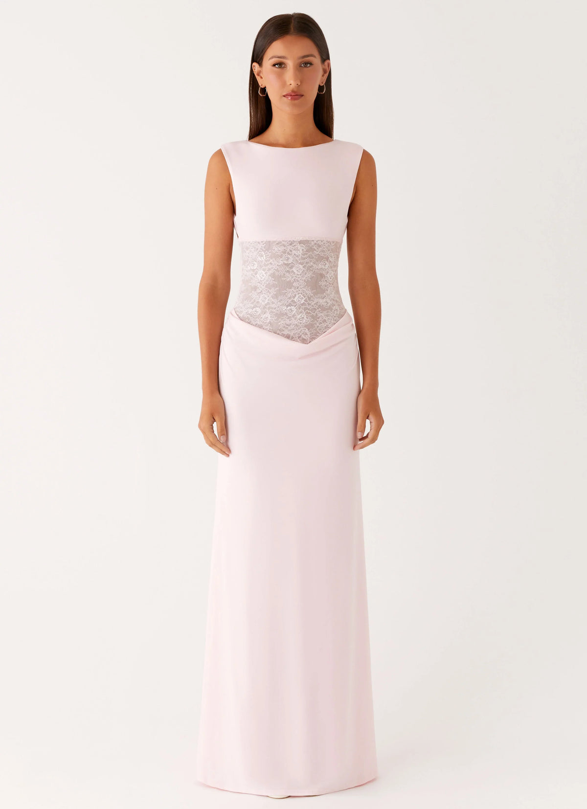 Love Tease Maxi Dress Baby Pink