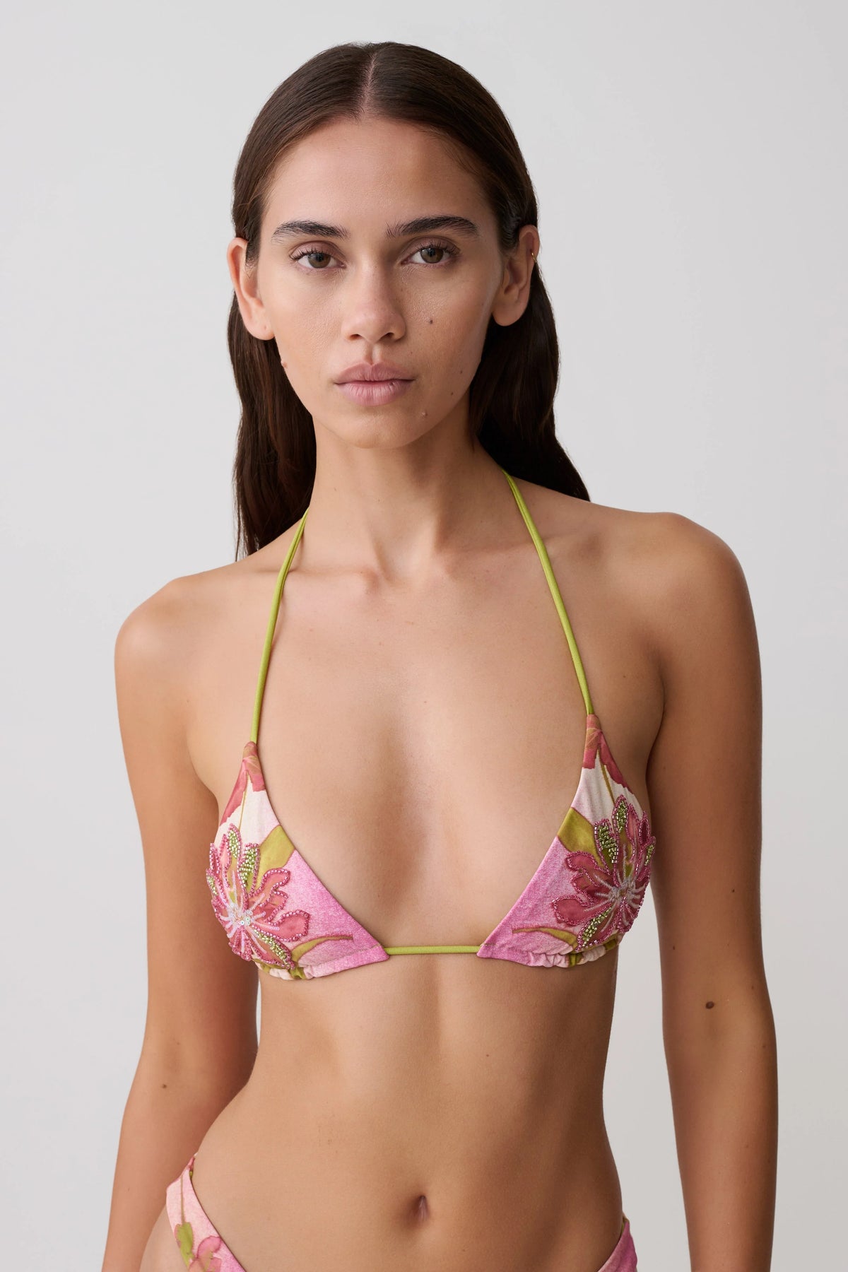 Blossom Classic Triangle Bikini Top Camillea Flower Print