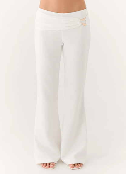 Shaniqua Pant White