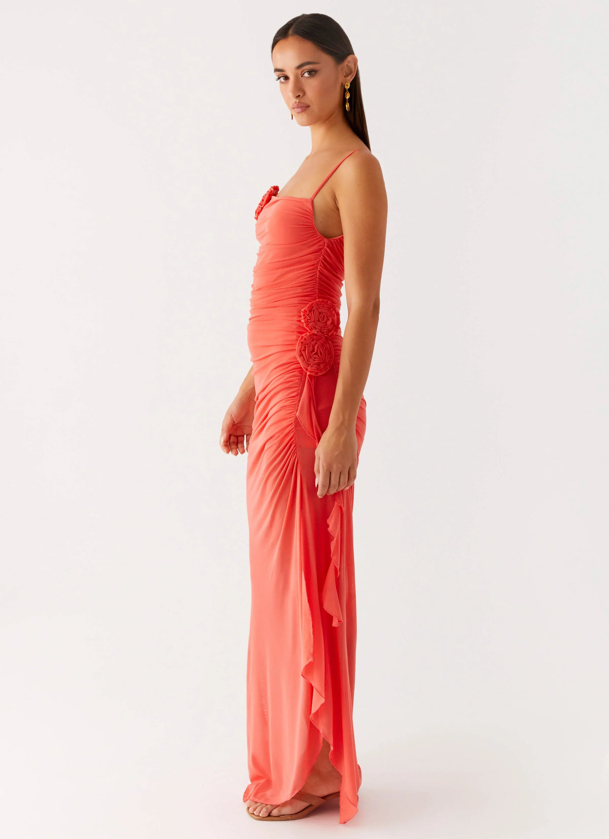 Louana Maxi Dress Coral