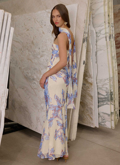 Under The Pagoda Maxi Dress Violet Blossom
