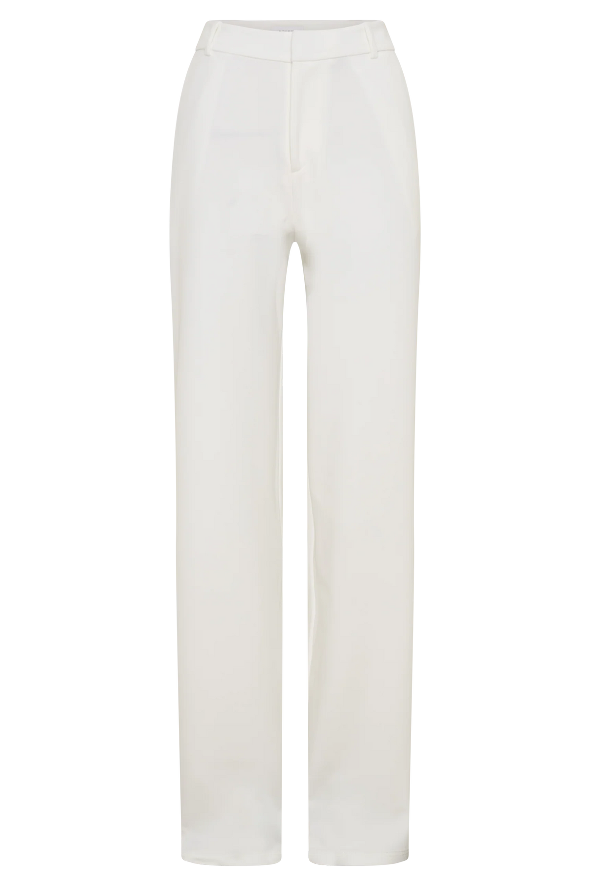 Maude Crepe Straight Leg Pants Ivory