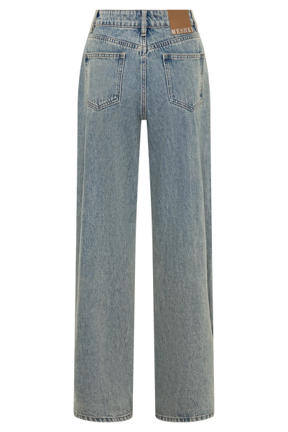 Tyla Diamante Denim Jeans Blue Green