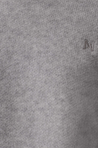 Lulu Oversized Knit Jumper Grey Marle