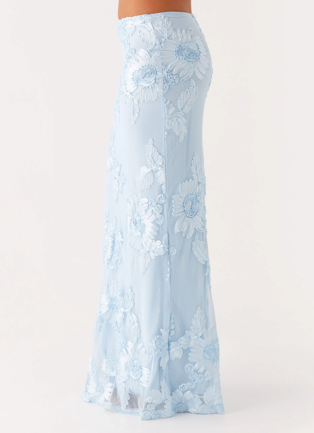 Radiate Maxi Skirt Blue