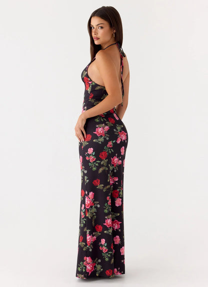 Lorrieanne Maxi Dress Midnight Bloom
