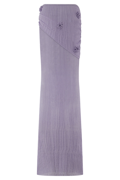 Orianna Orchid Knit Maxi Skirt Orchid