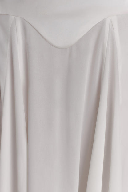 Susan Chiffon Halter Maxi Dress Ivory