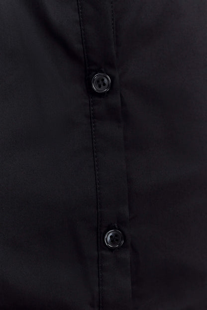 Selene Sleeveless Halter Shirt Black