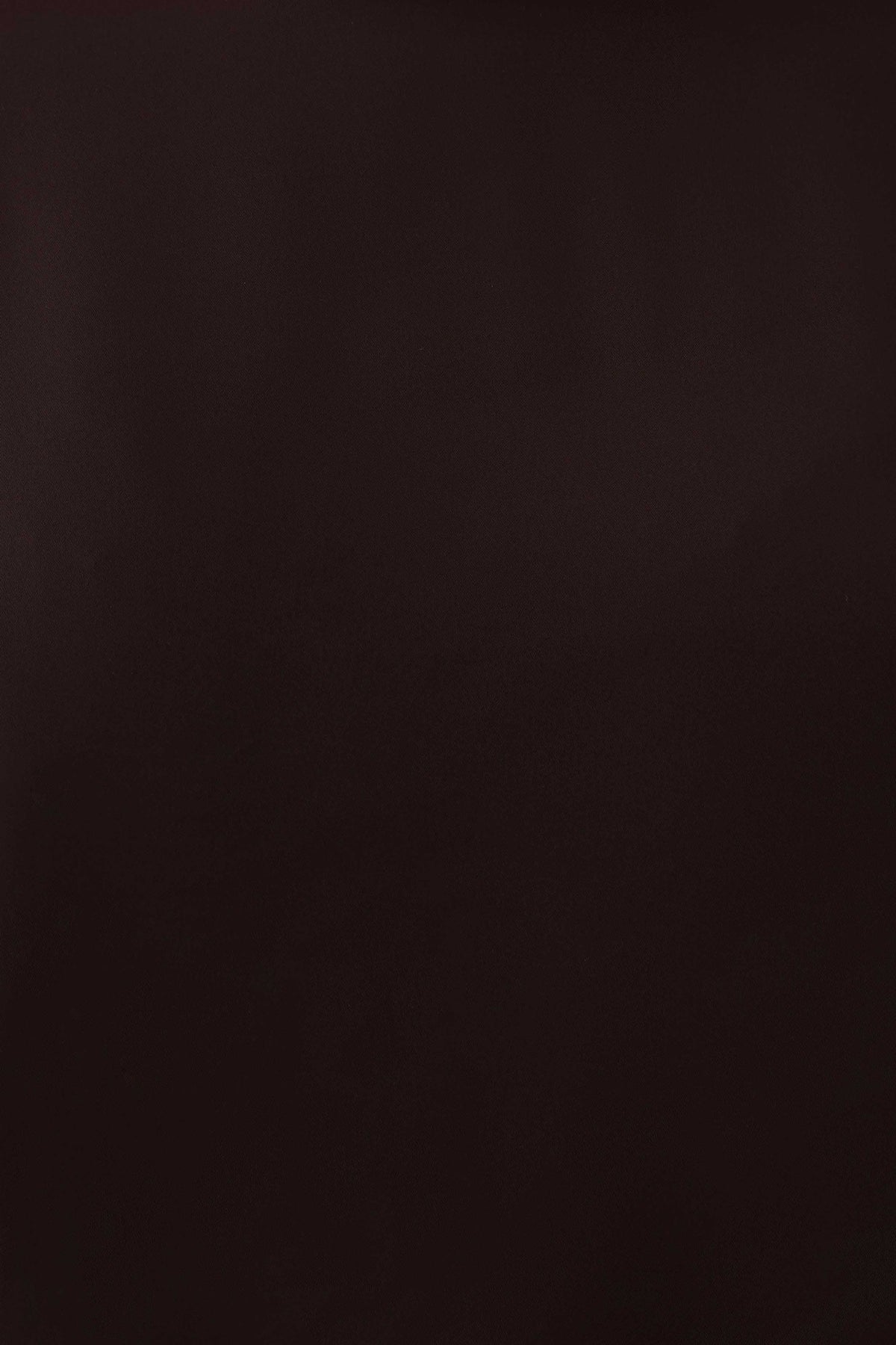 Harlyn Shoulder Pad Short Sleeve Satin Top Dark Chocolate