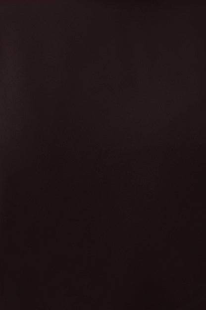 Harlyn Shoulder Pad Short Sleeve Satin Top Dark Chocolate